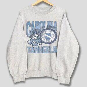 Vintage UNC Tar Heels Mascot Sweatshirt NCAA University of North Carolina Shirt